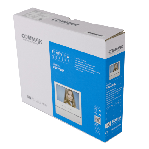 Видеодомофон COMMAX CDV-70H2 White