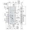 Замок врезной механический комбинированный CISA 57966.48.A.0000.C5