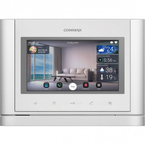 Дополнительный монитор COMMAX CIP-700MS Metalo White