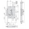 Замок врезной механический "ComFortlock" CISA 56835.28.0